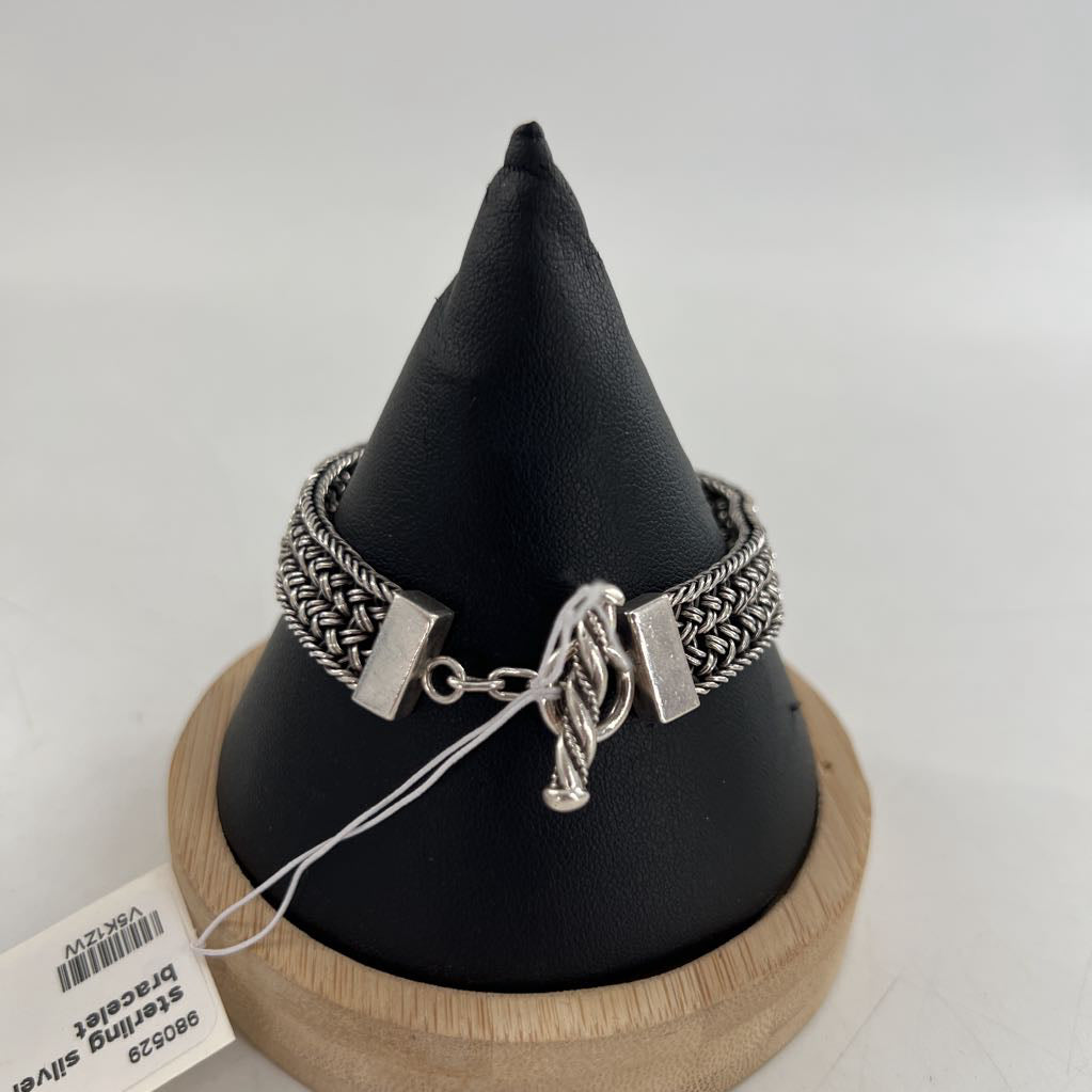 sterling silver toggle bracelet