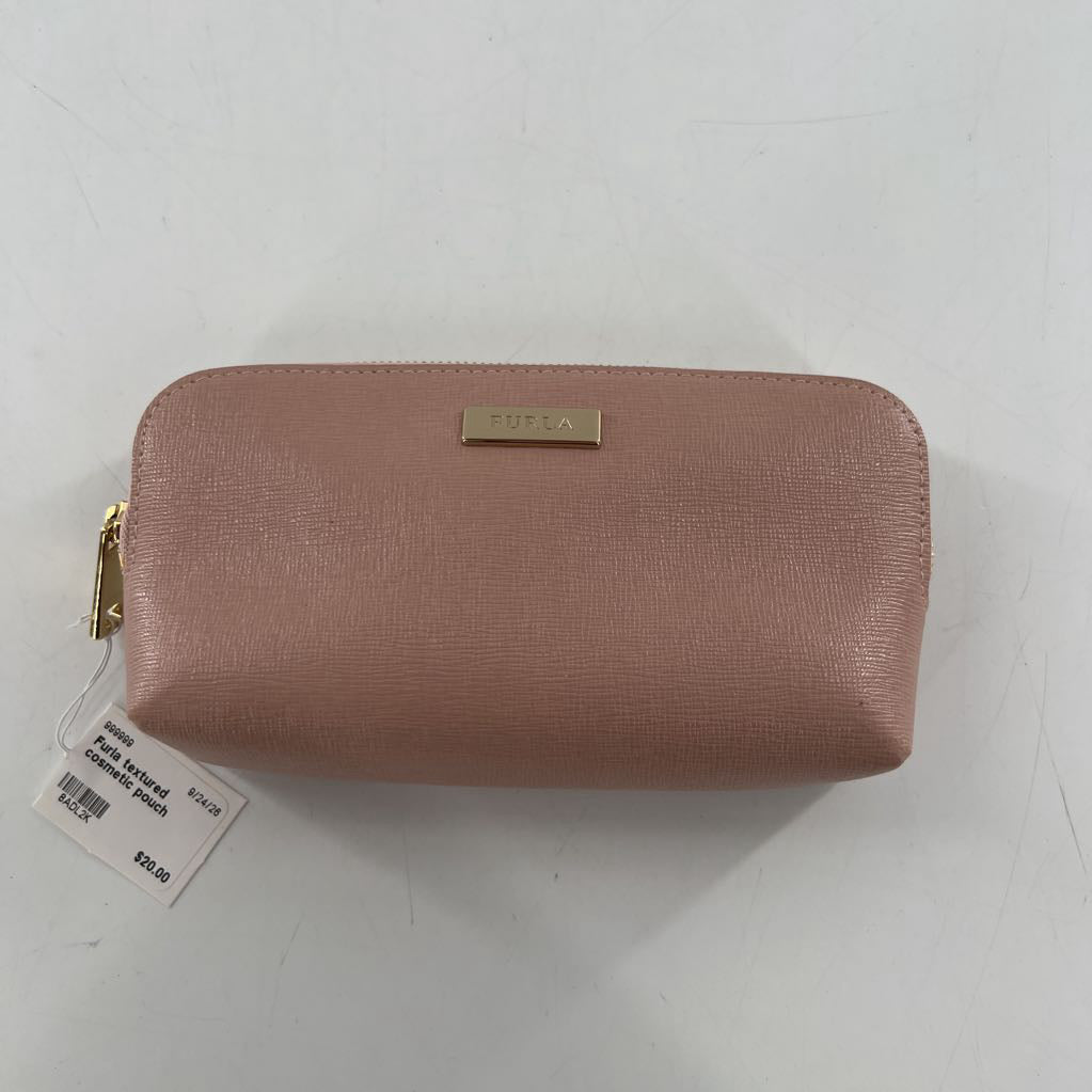 Furla textured cosmetic pouch
