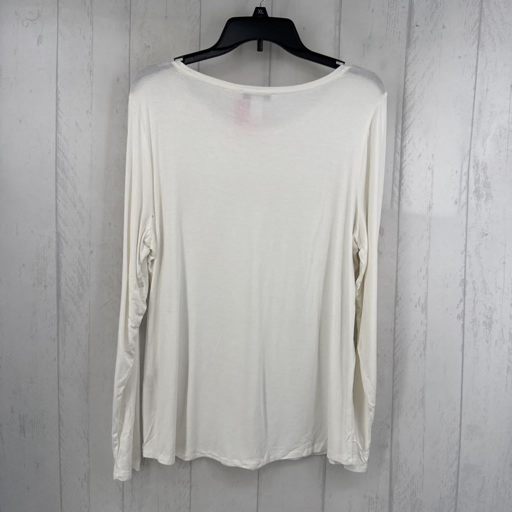 XL round neck l/s tee