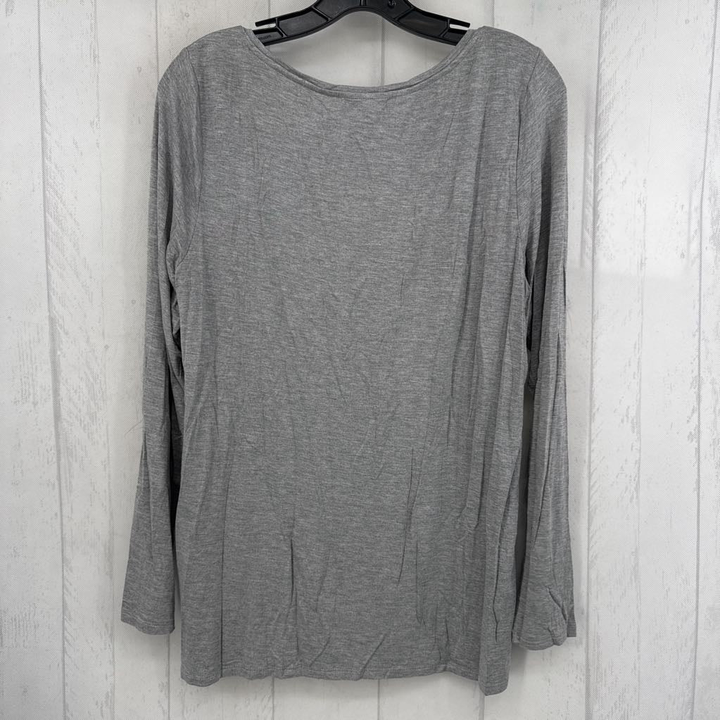 L round neck l/s tee