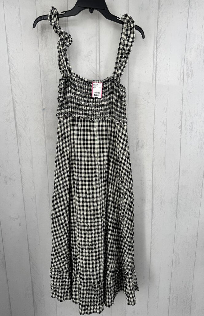L buffalo plaid slvls dress