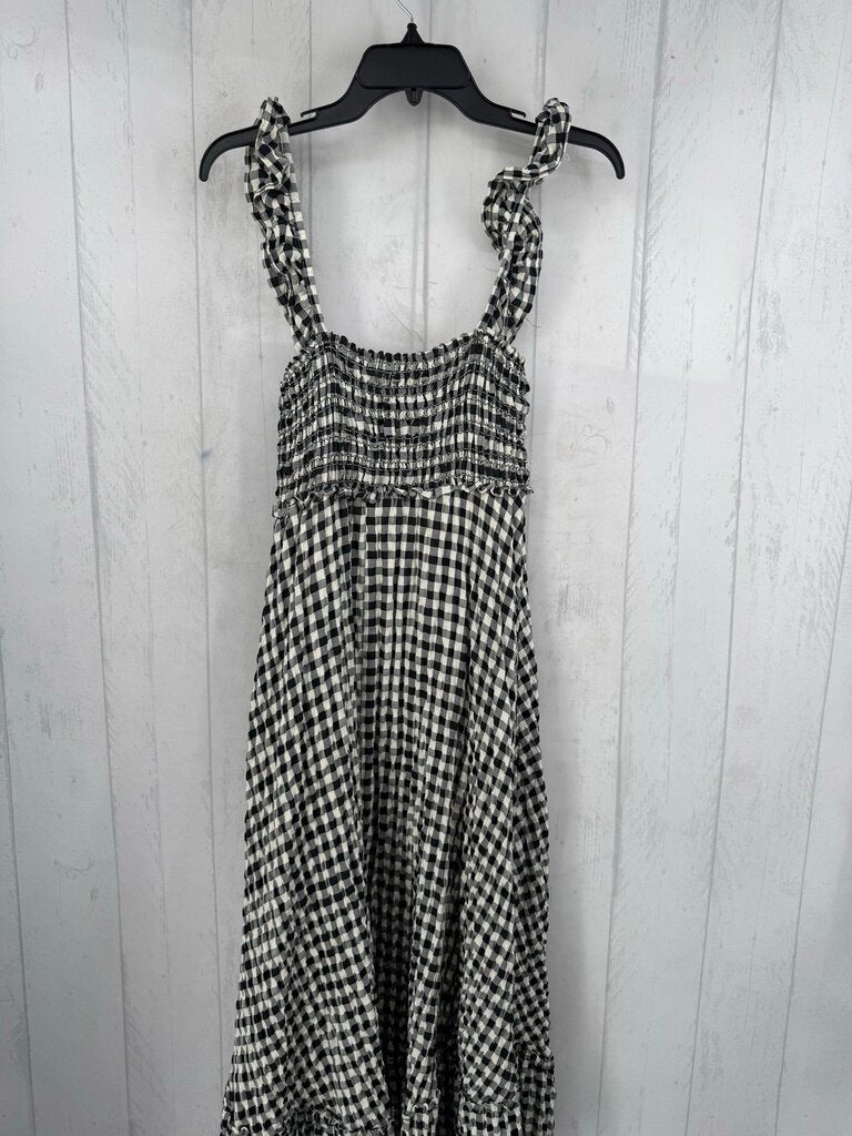L buffalo plaid slvls dress