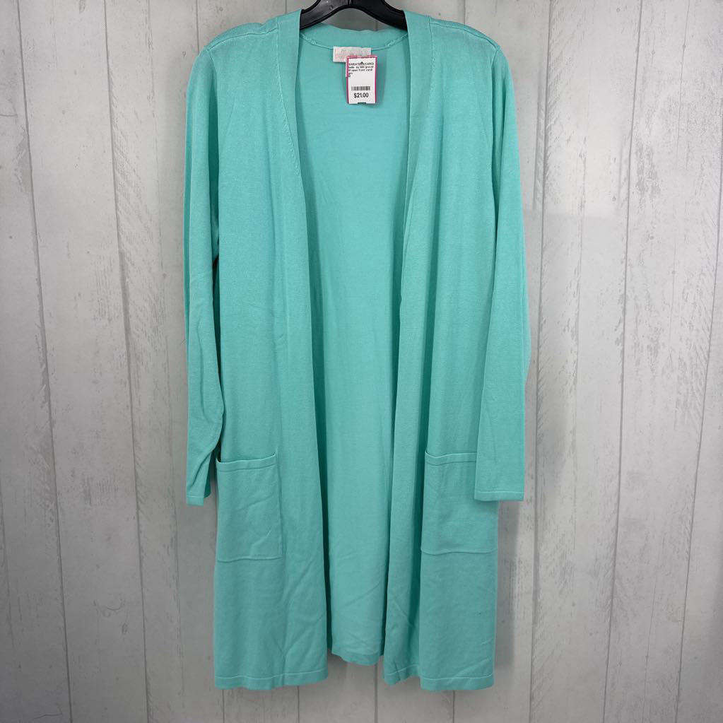 M open front cardi