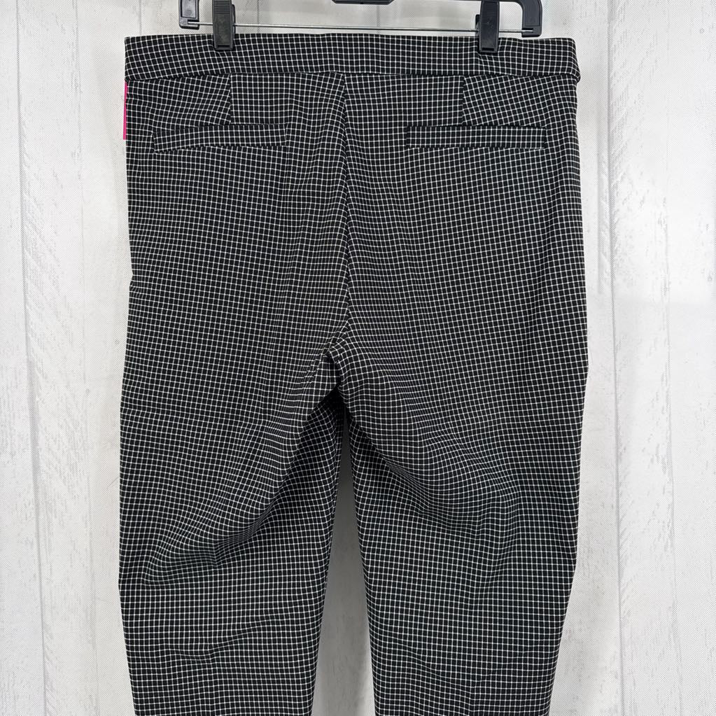 L checkered crop pant