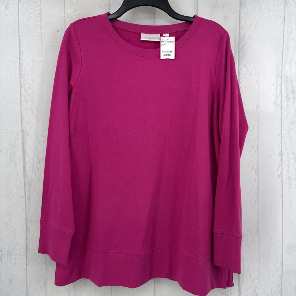 M crewneck l/s top