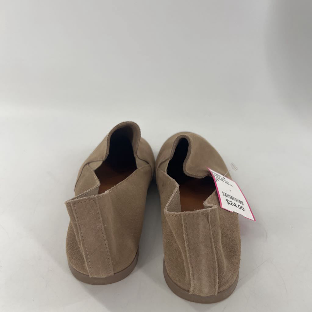 9 suede slip-on flats