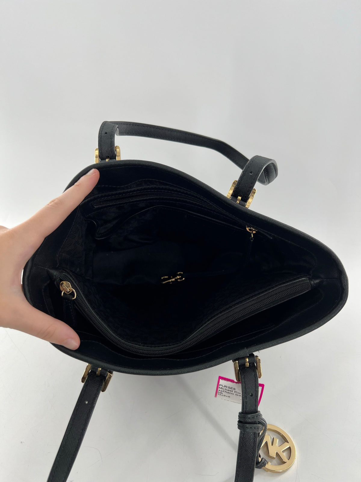 saffiano leather tote