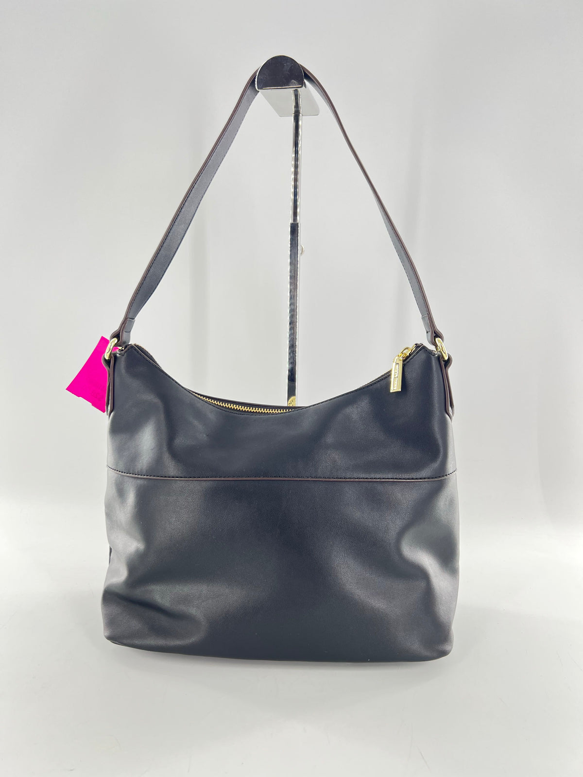 vegan leather shoulder bag