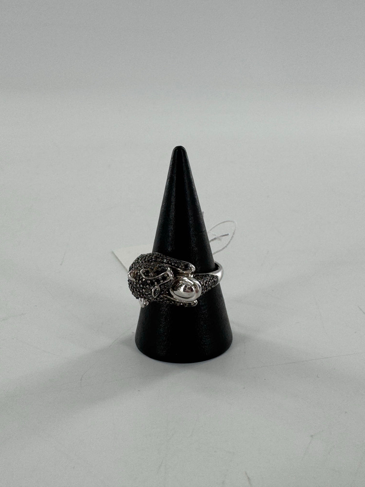 925 sz 7 silver leopard ring