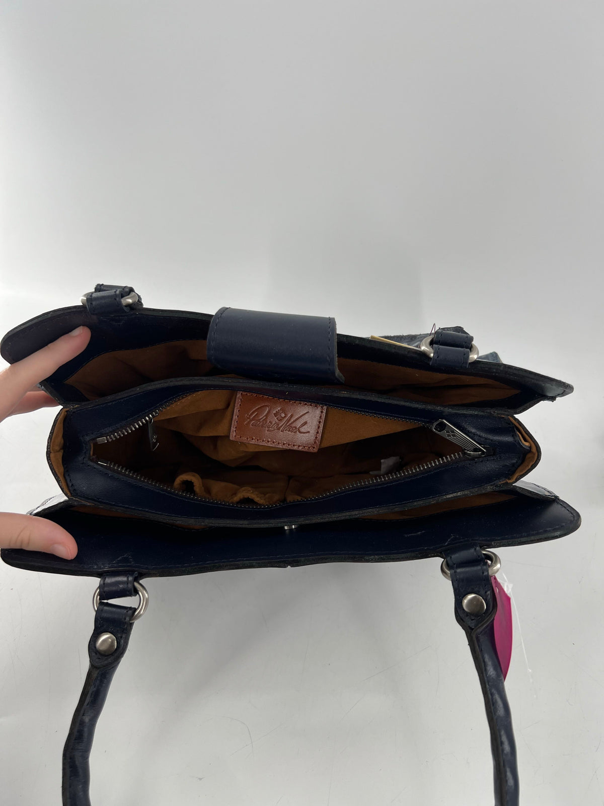 R249 floral/paisley print satchel