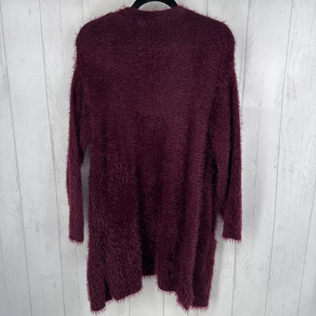 M cozy open front cardi