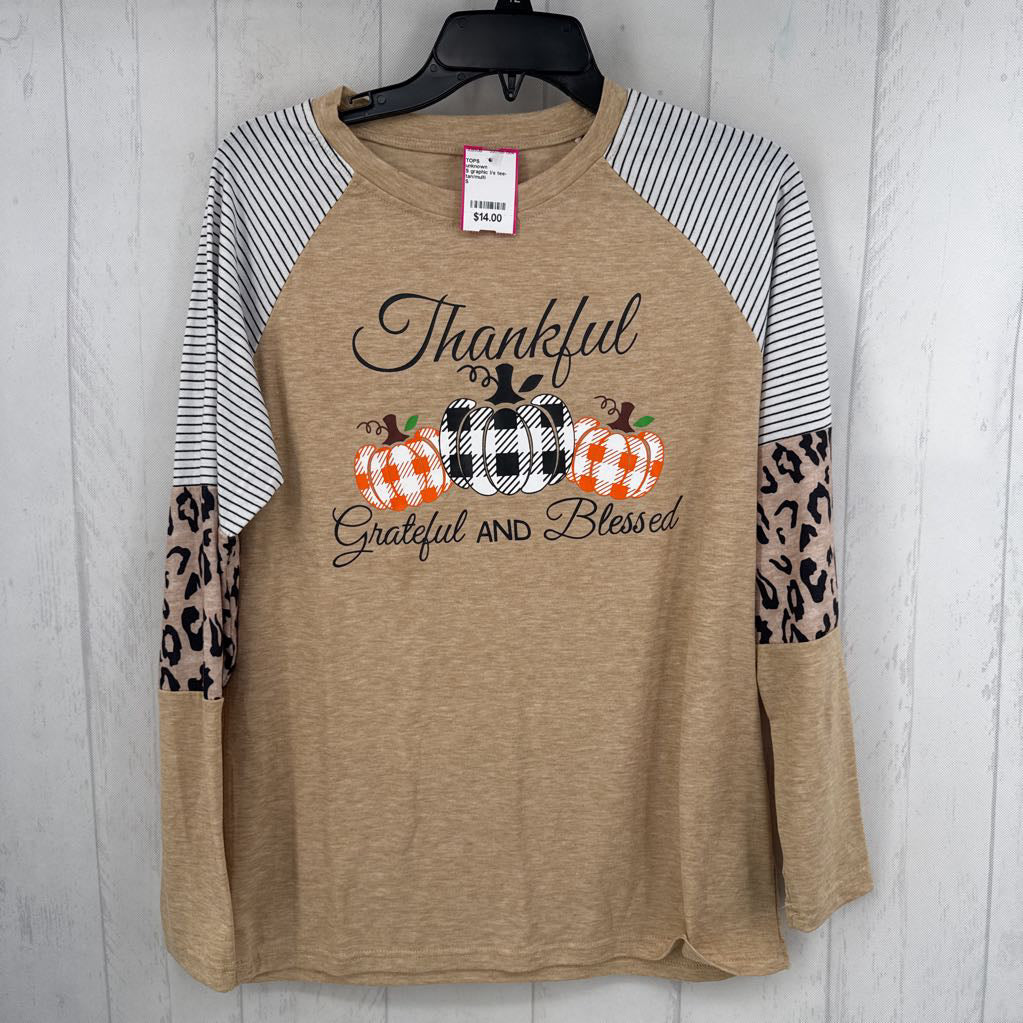 S graphic l/s tee-thankful