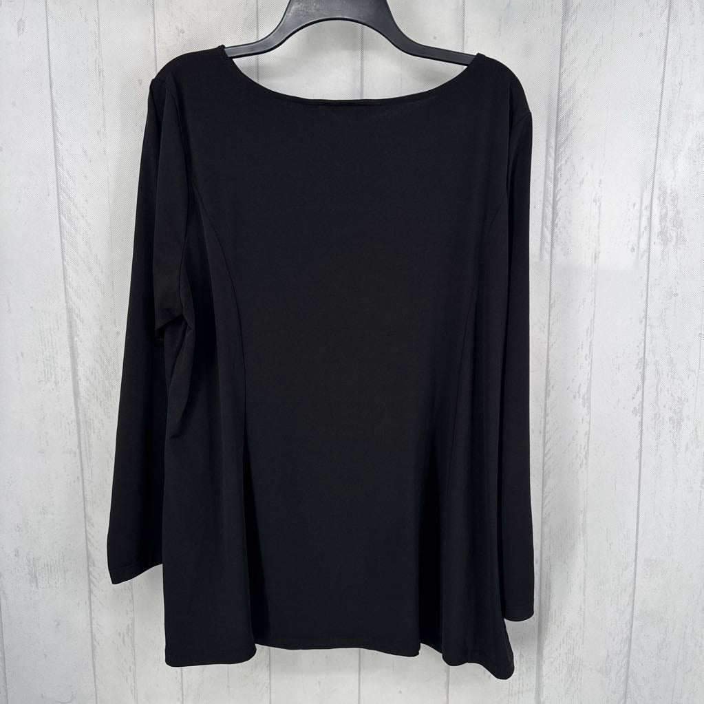 XL round neck l/s top