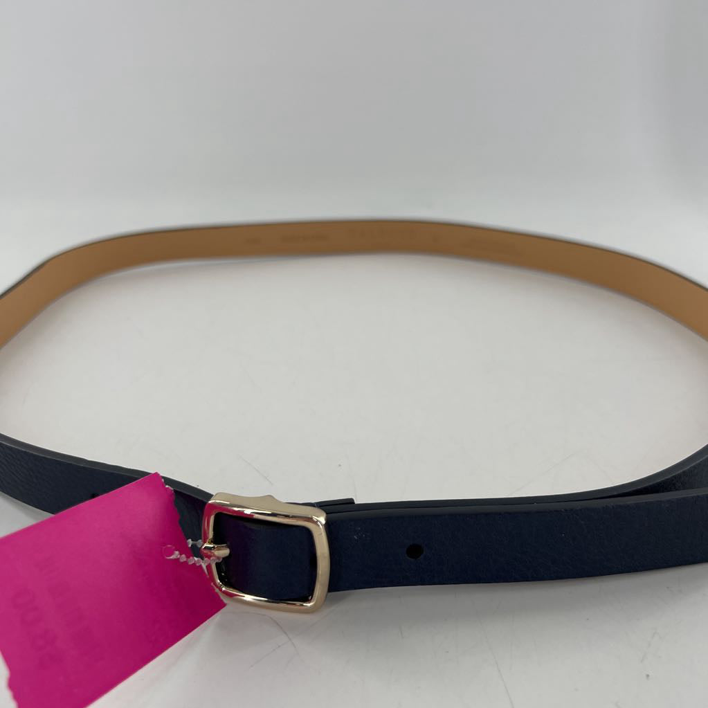 XL vegan leather navy belt