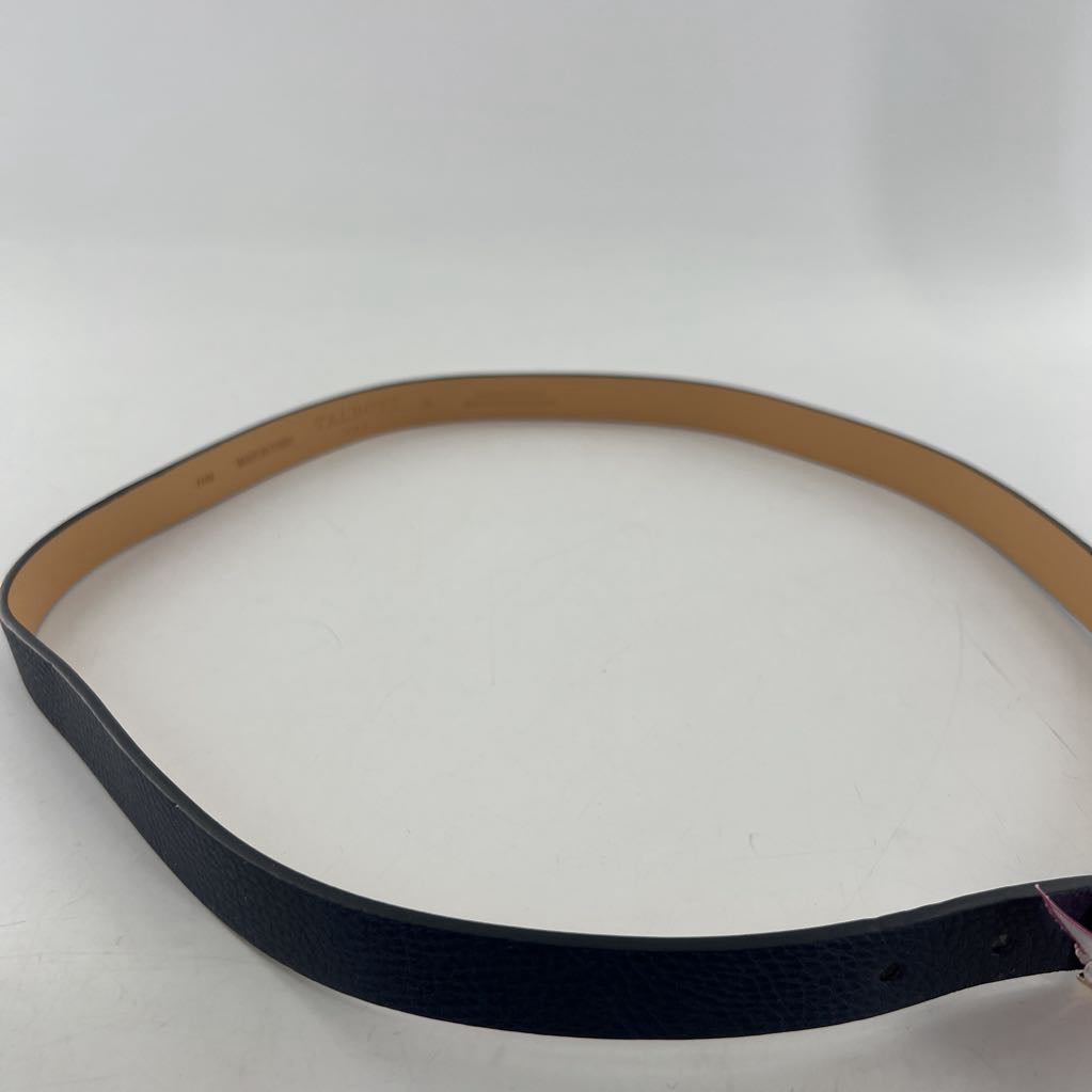 XL vegan leather navy belt
