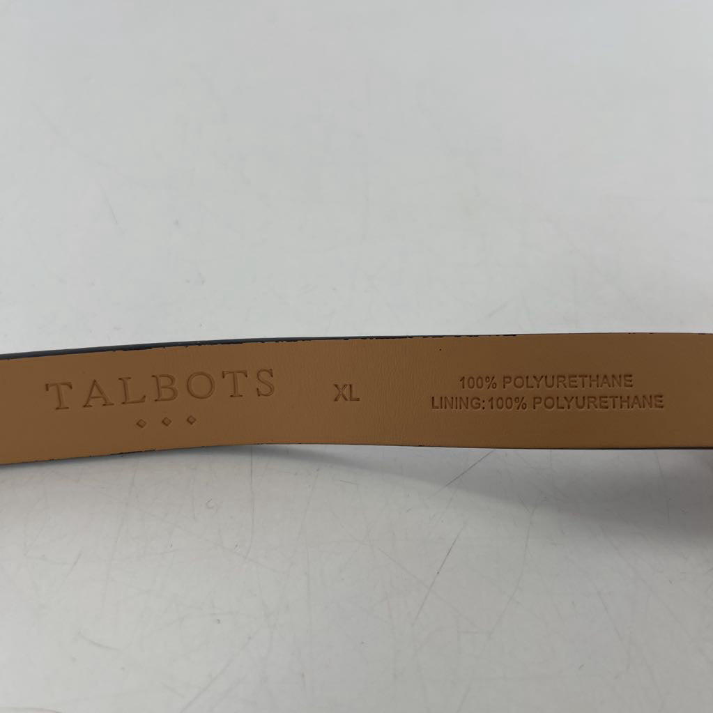 XL vegan leather navy belt