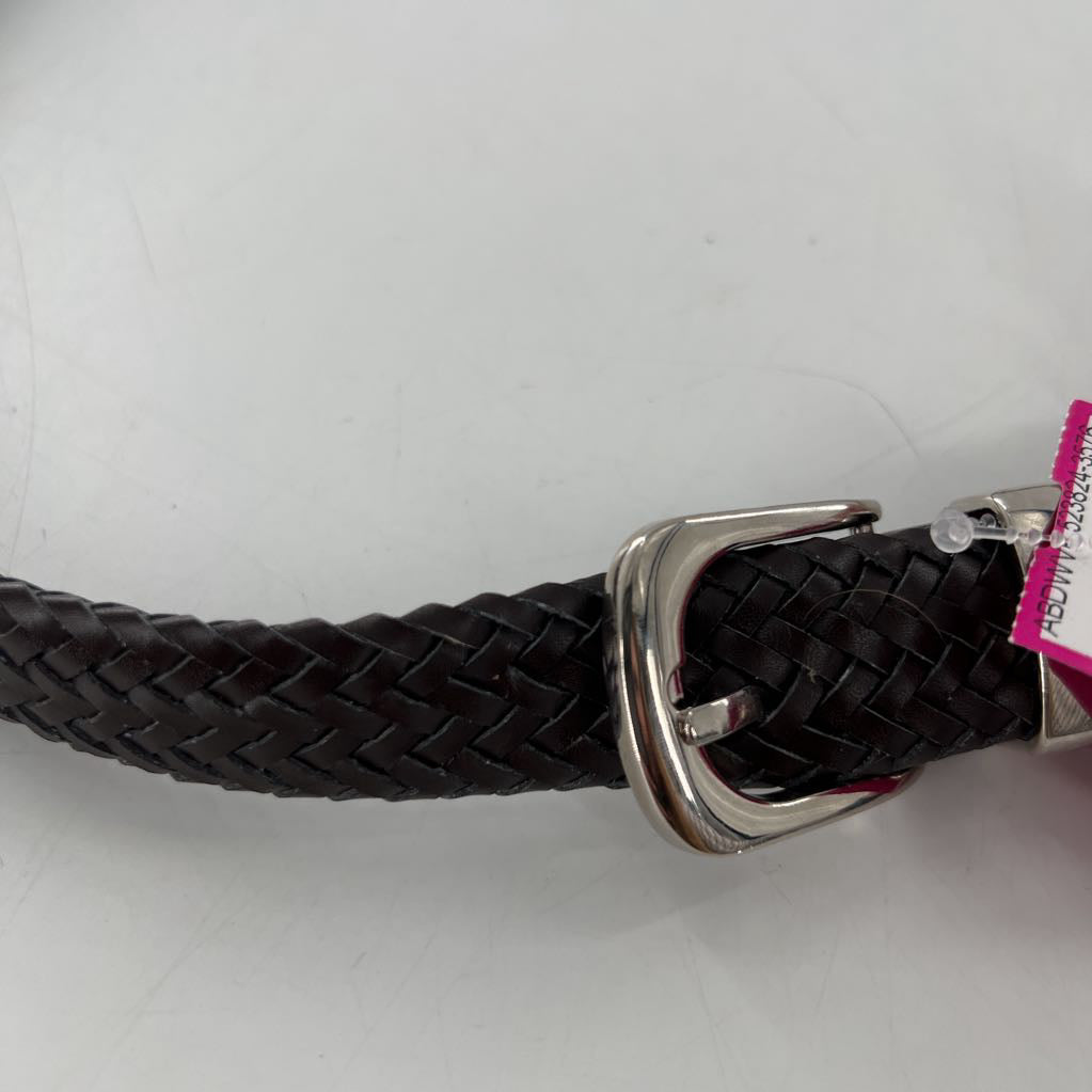 XL woven leather belt