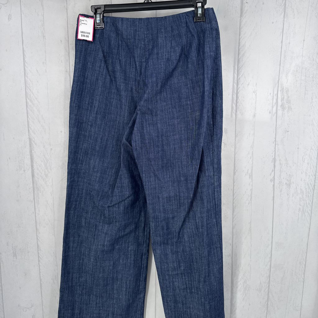 2 chambray bootcut trouser