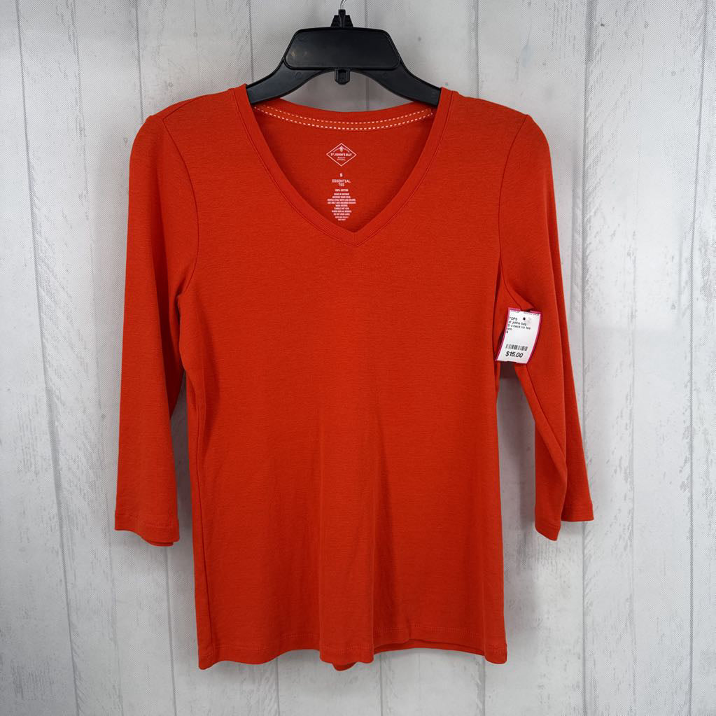S v-neck l/s tee