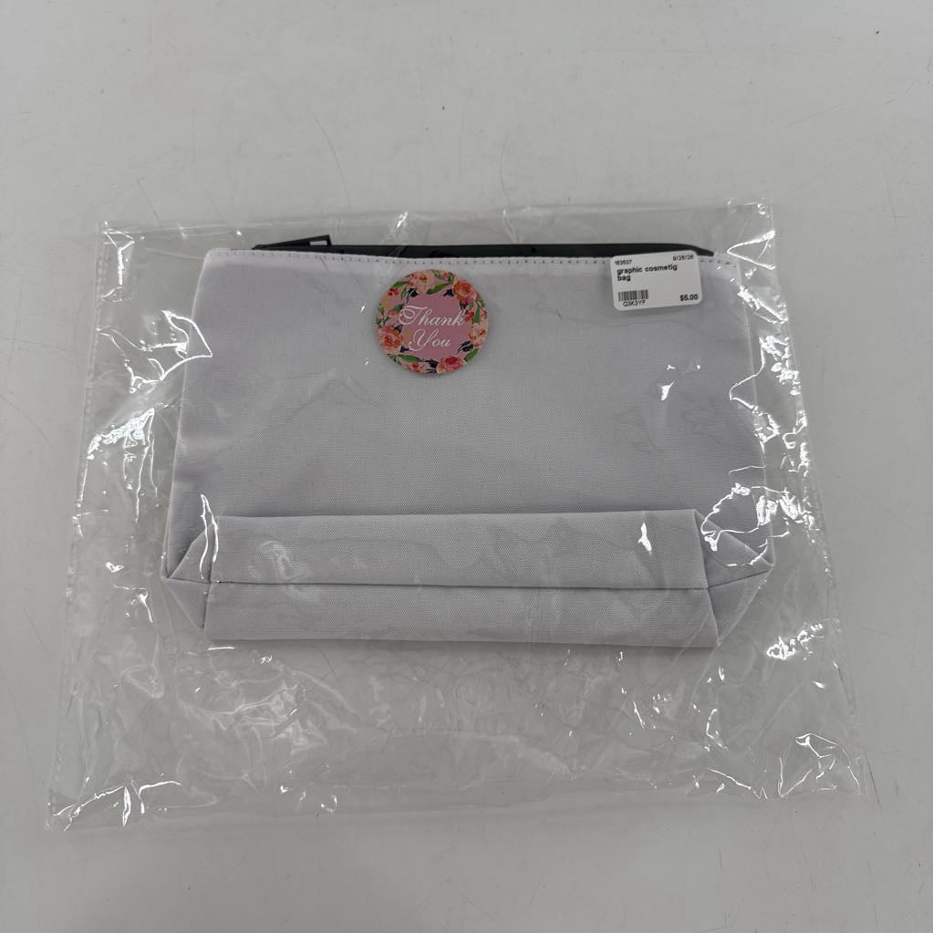 graphic cosmetig bag