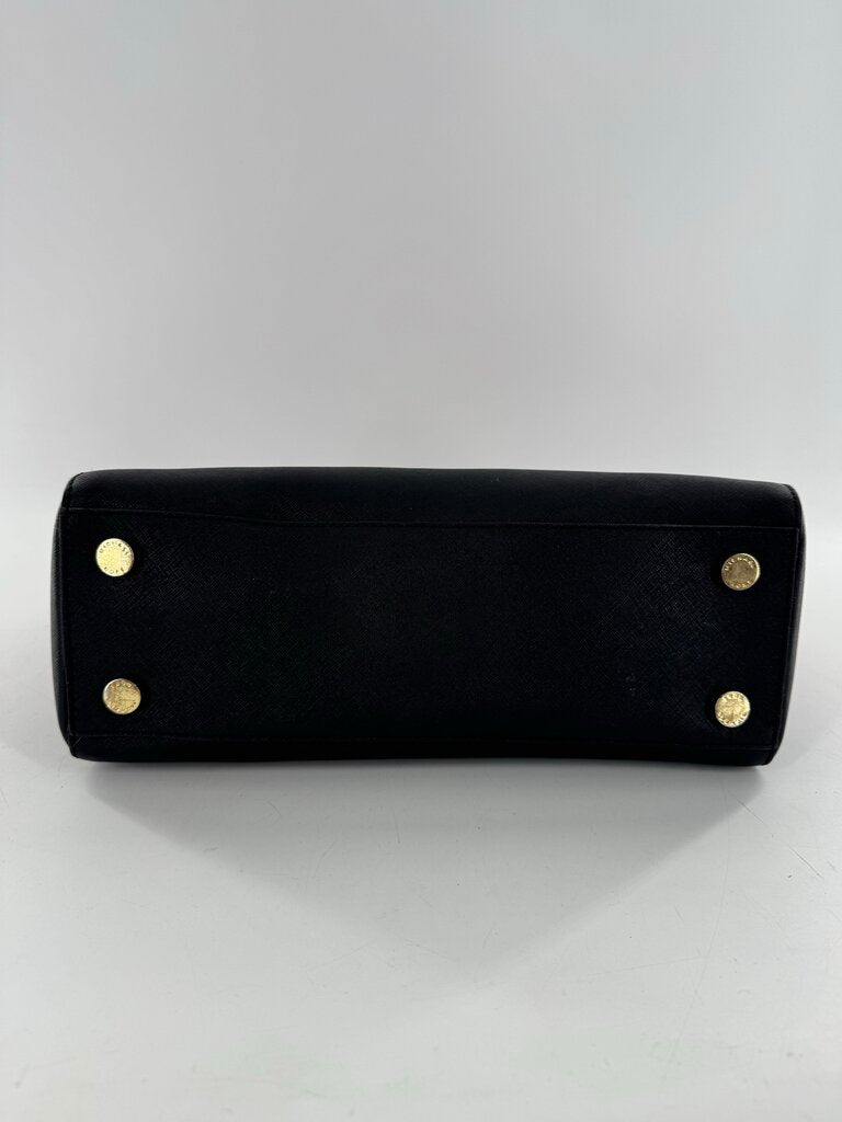 color block dual handle satchel