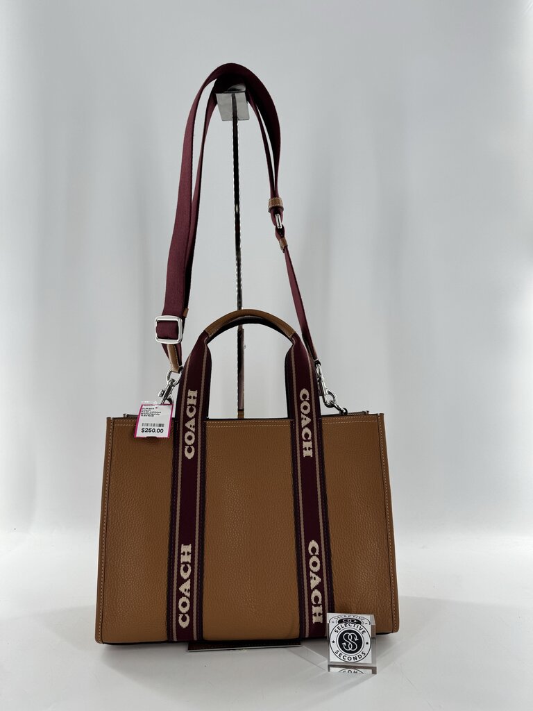 R428 pebbled leather satchel