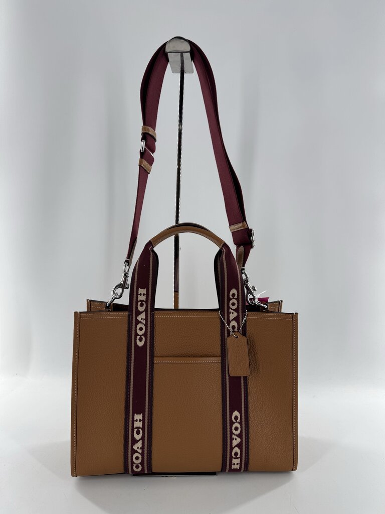 R428 pebbled leather satchel