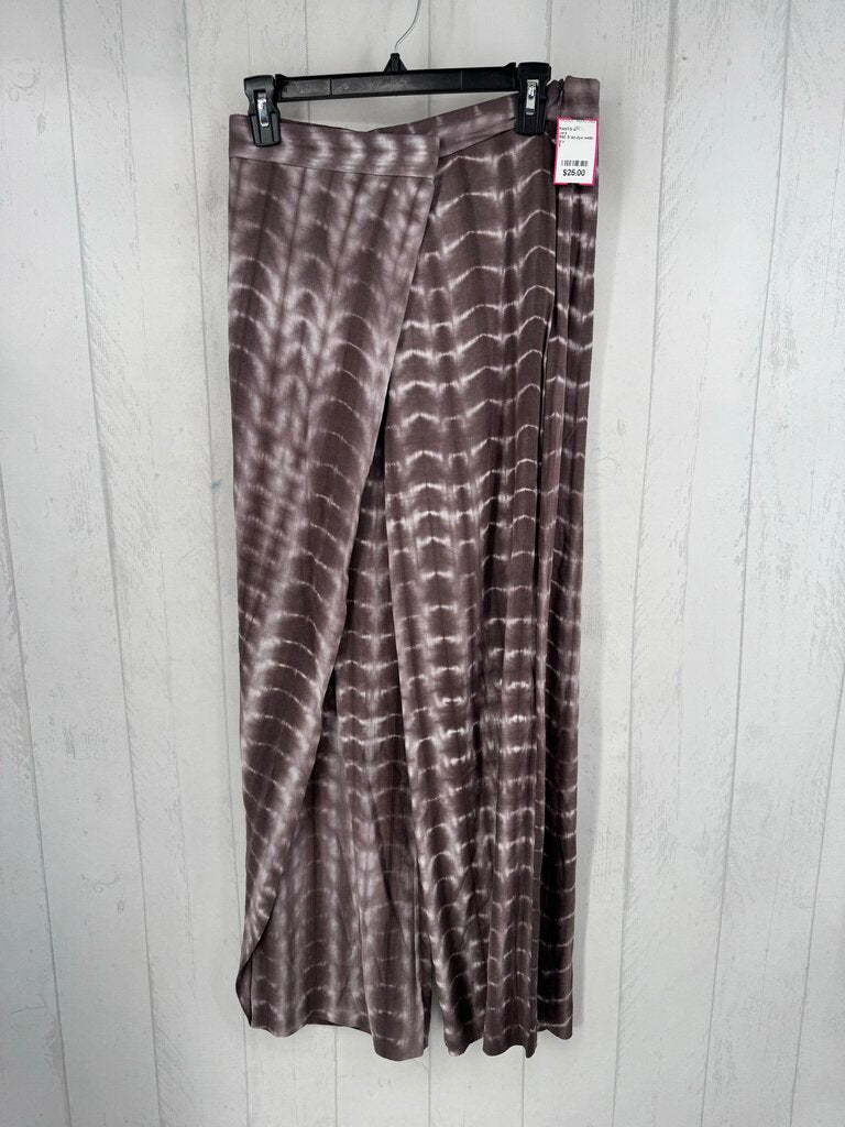 R60 S tie-dye wide leg pant