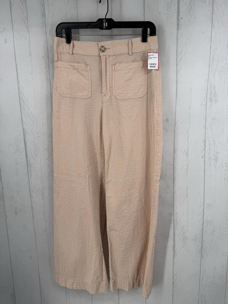 2 striped wide leg pant