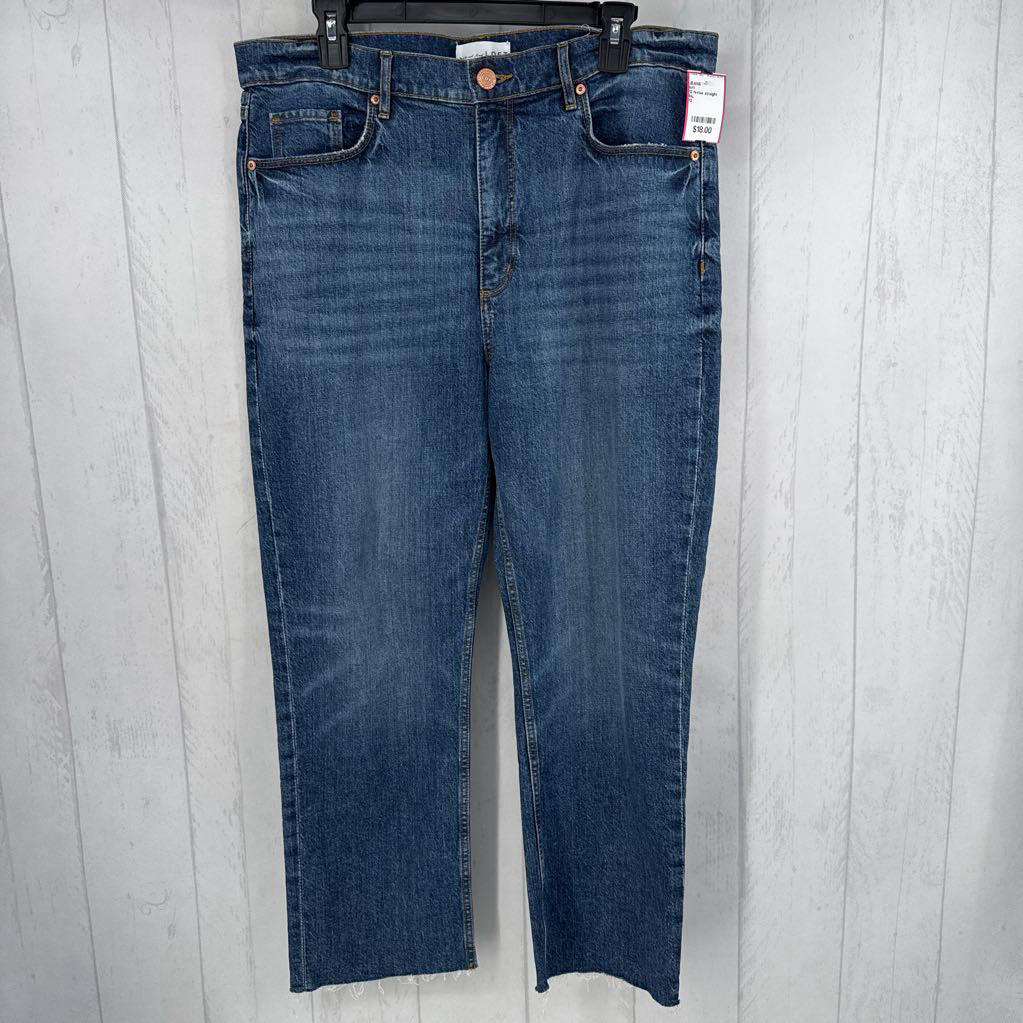 12 hi-rise straight leg jean