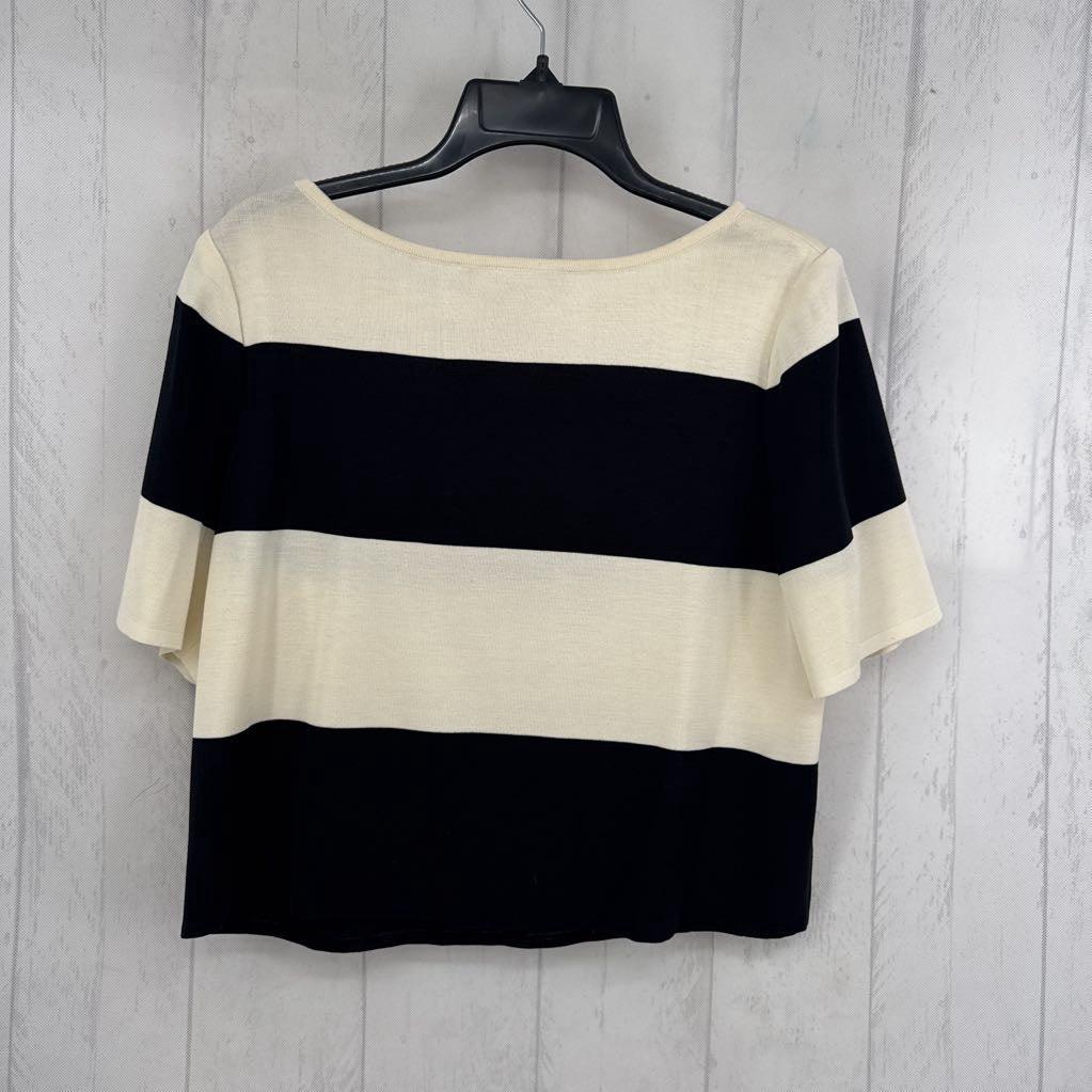 M striped s/s top