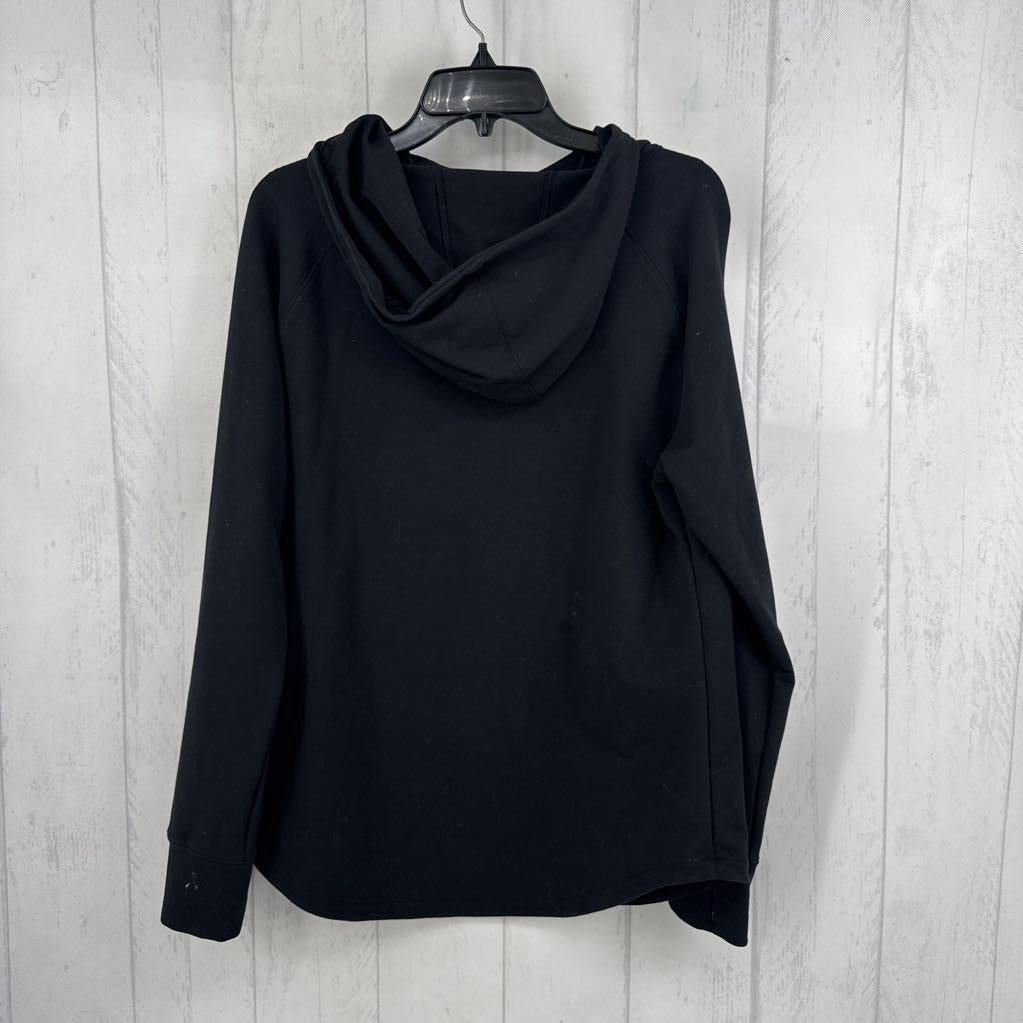 L hooded l/s top