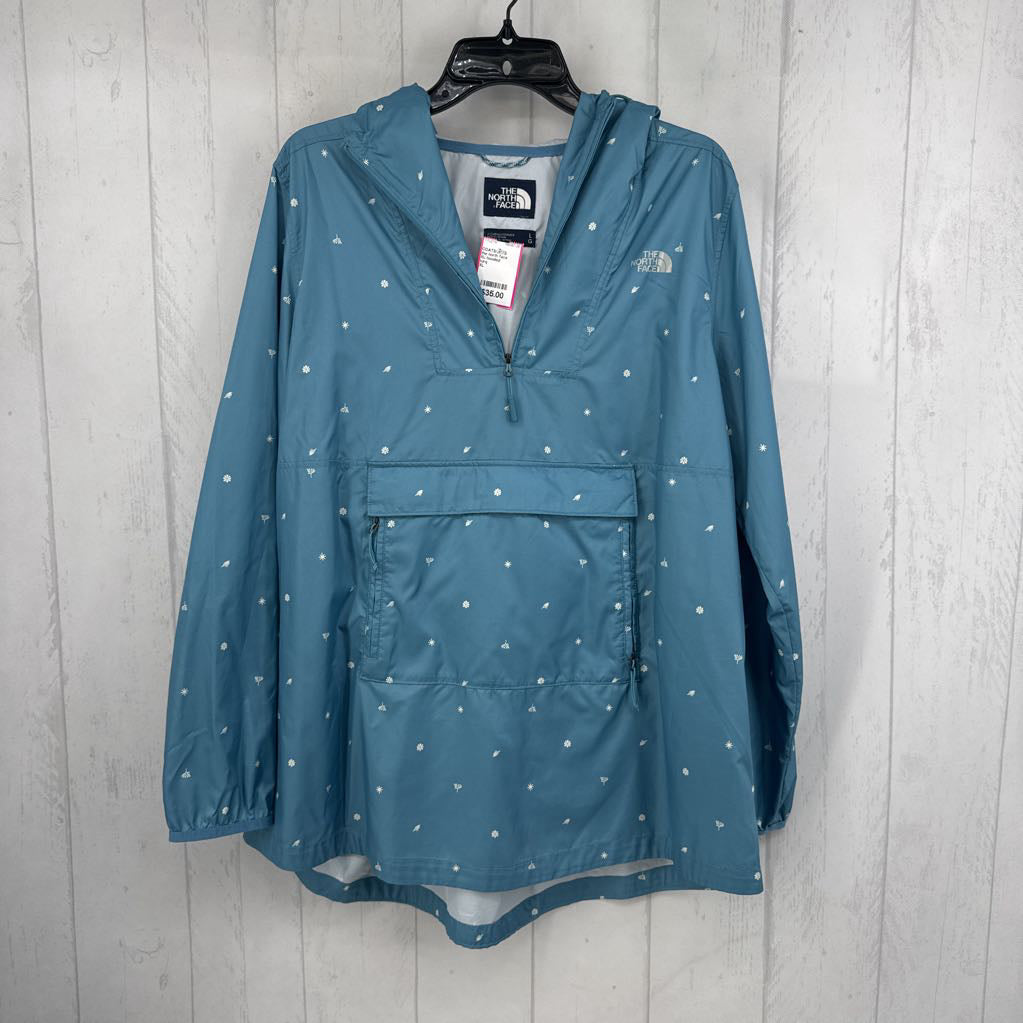 XL hooded pullover windbreaker