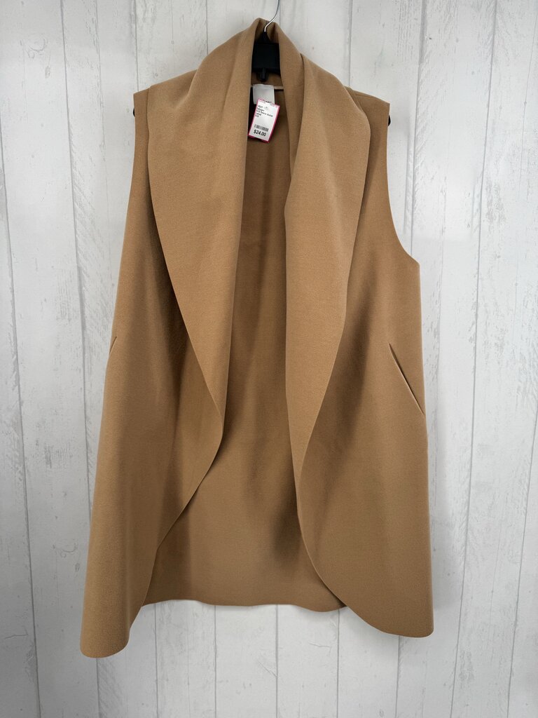 O/S fleece duster vest