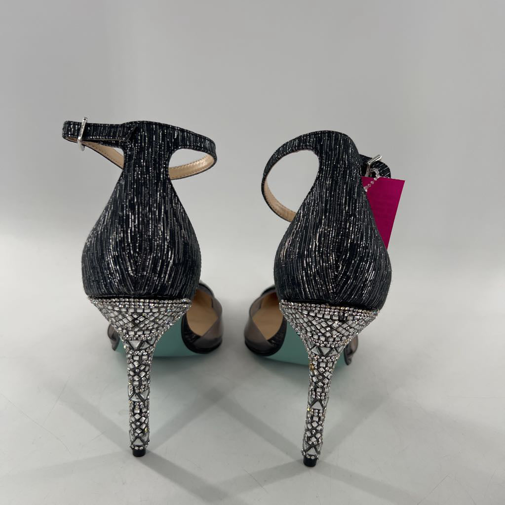 10 embelished ankle strap heels