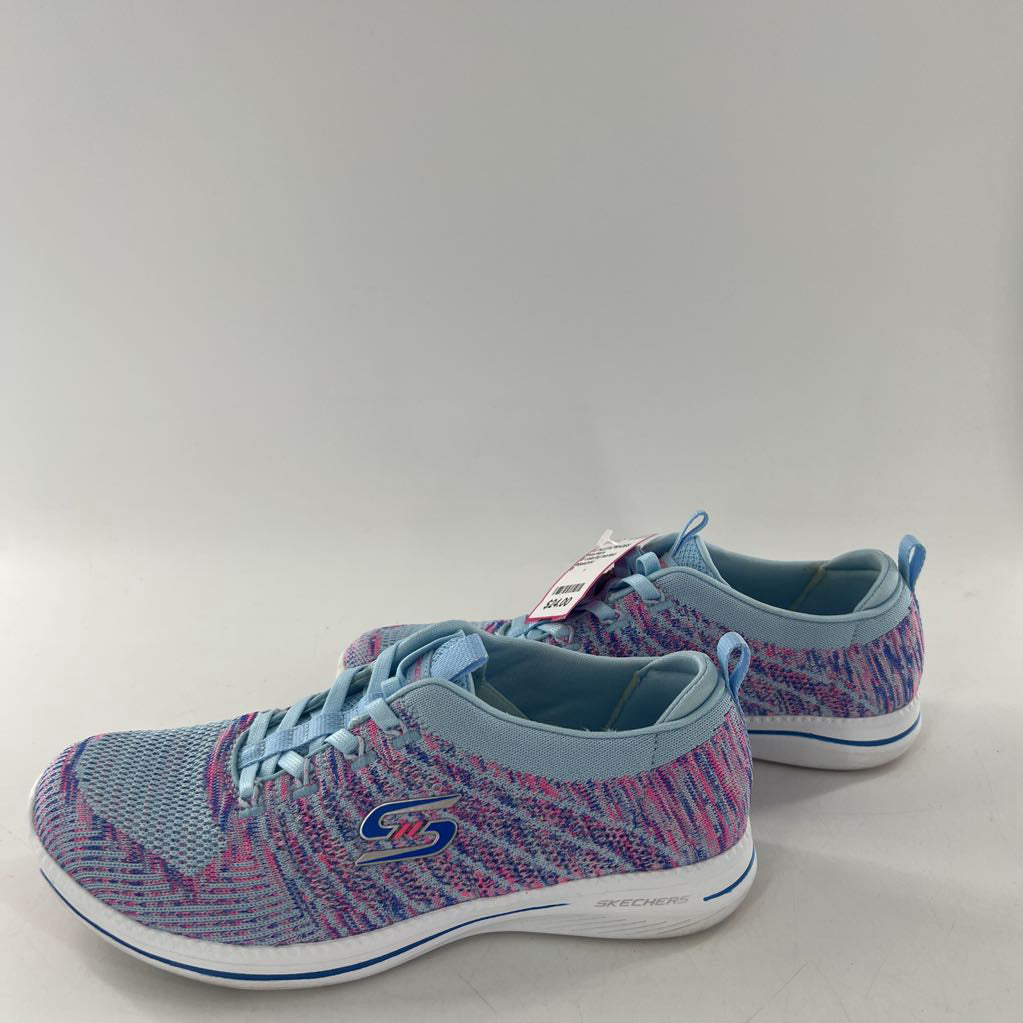 8 colorful marled knit slip on sneaker