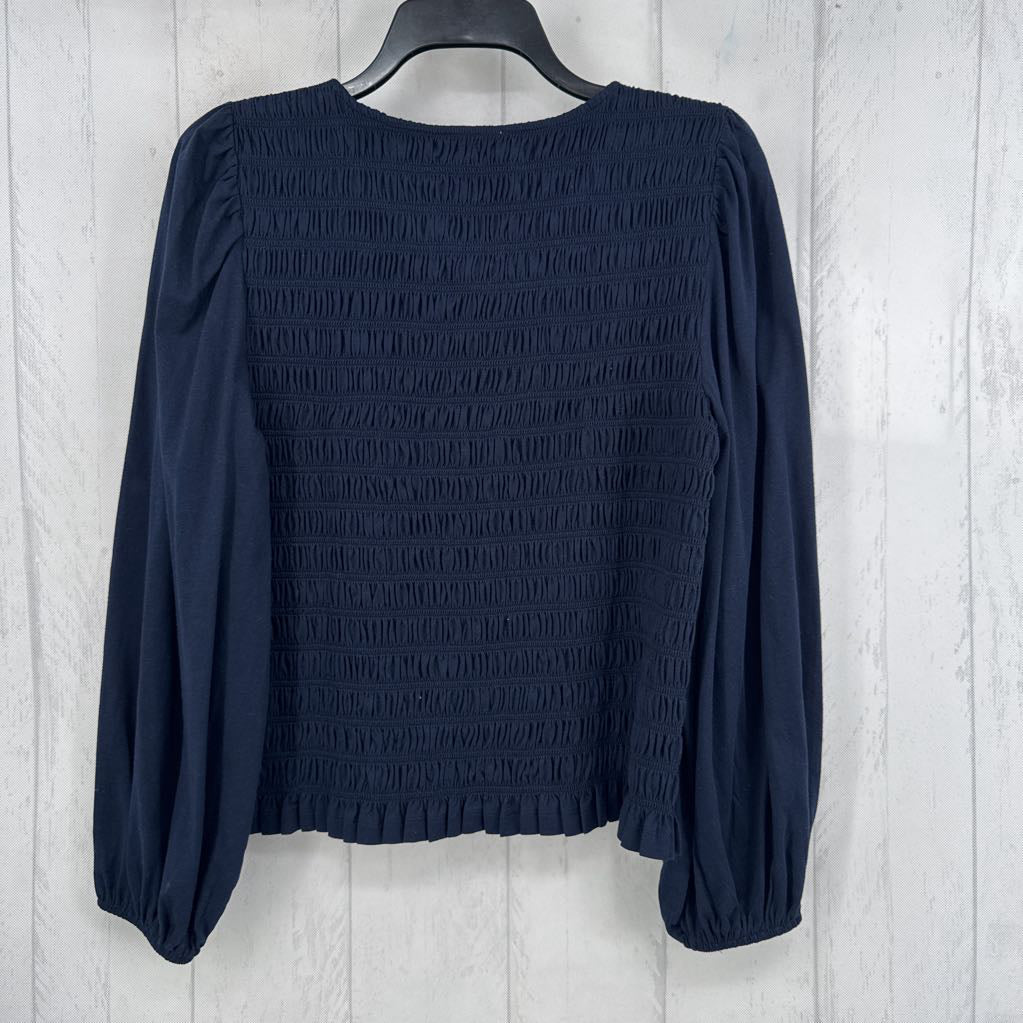 L l/s smocked top