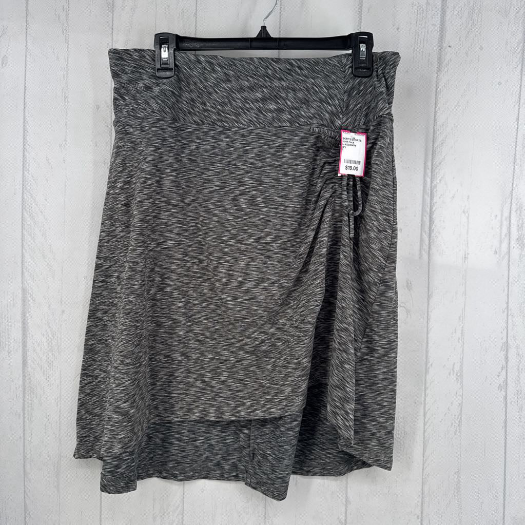 L adjustable gathered skirt w/ stretchy waist