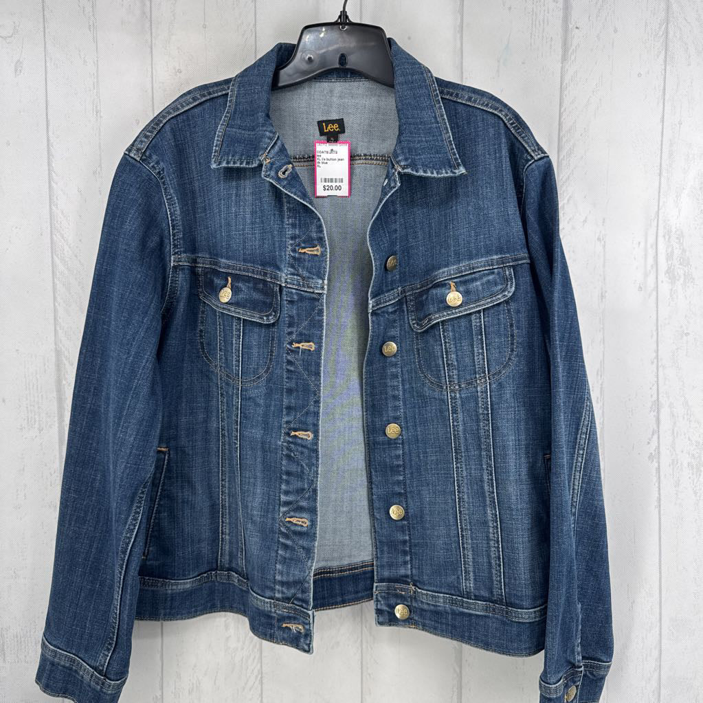 XL l/s button jean jacket