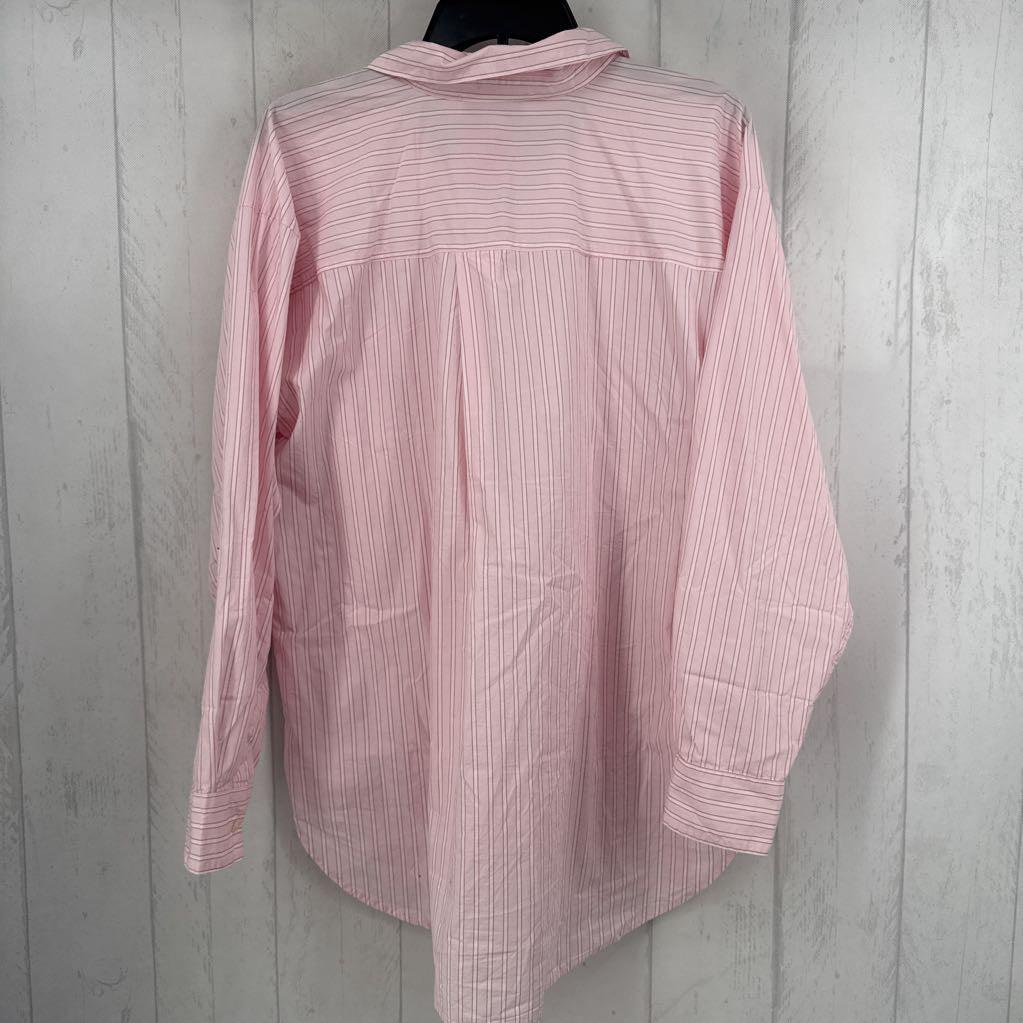 L l/s stripe button down shirt