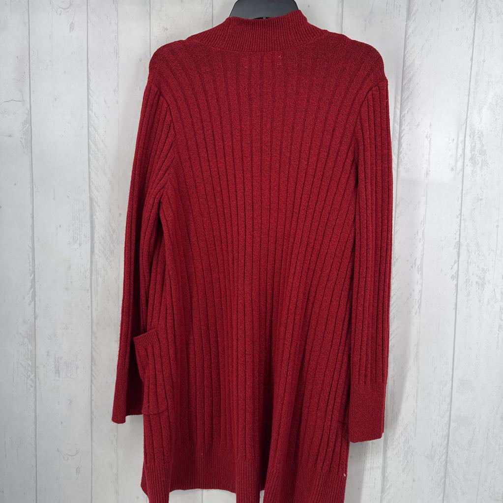M l/s open pocket cardigan