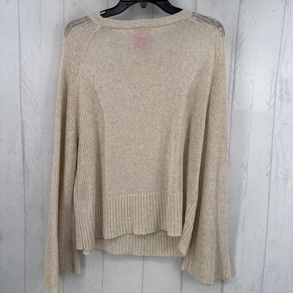 M l/s scoop neck sweater