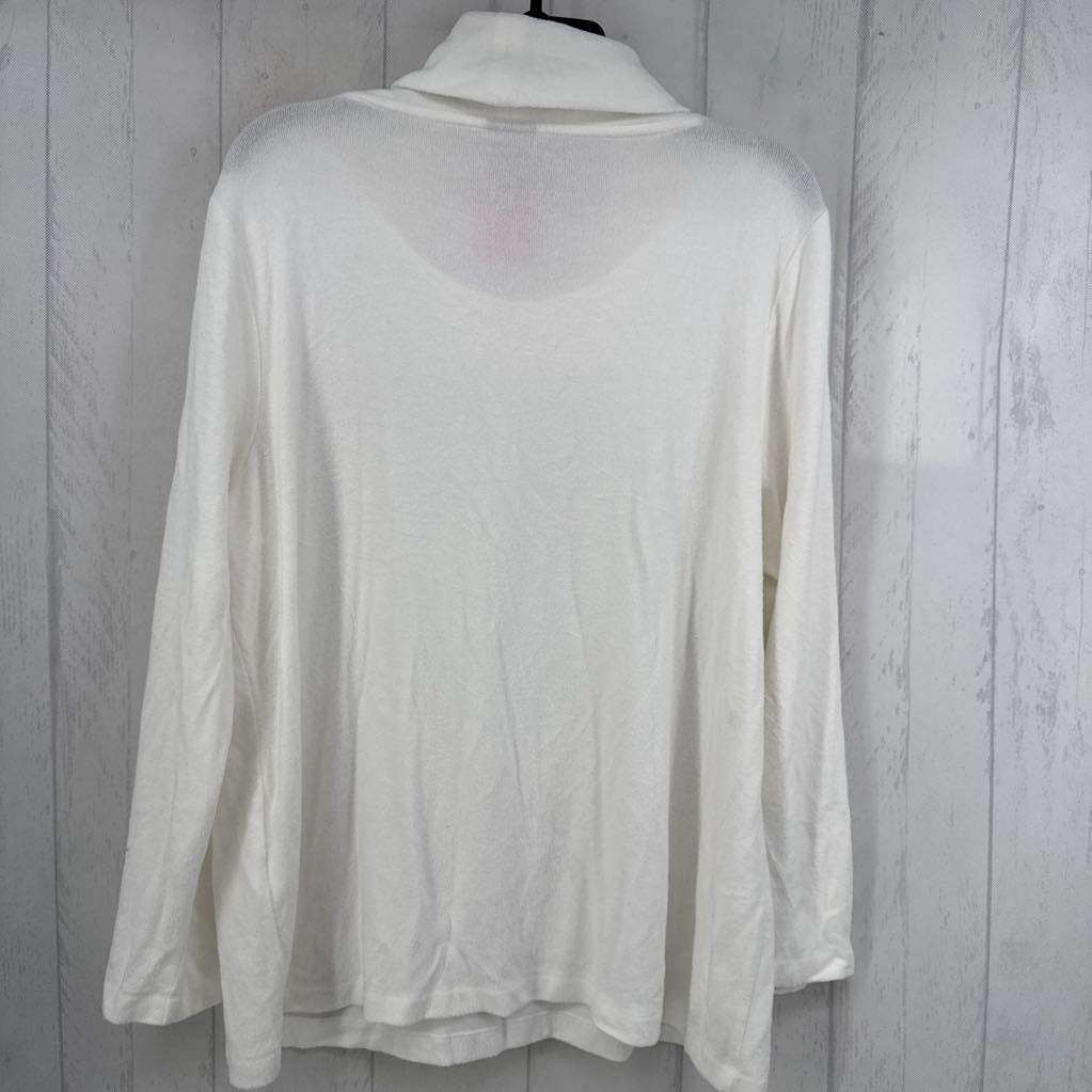 XL l/s cowl neck top