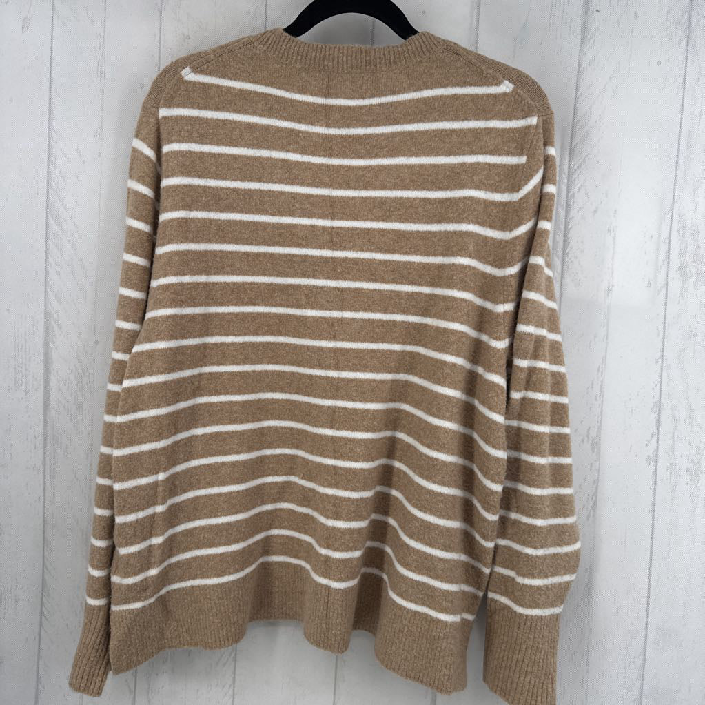 2x l/s stripe sweater
