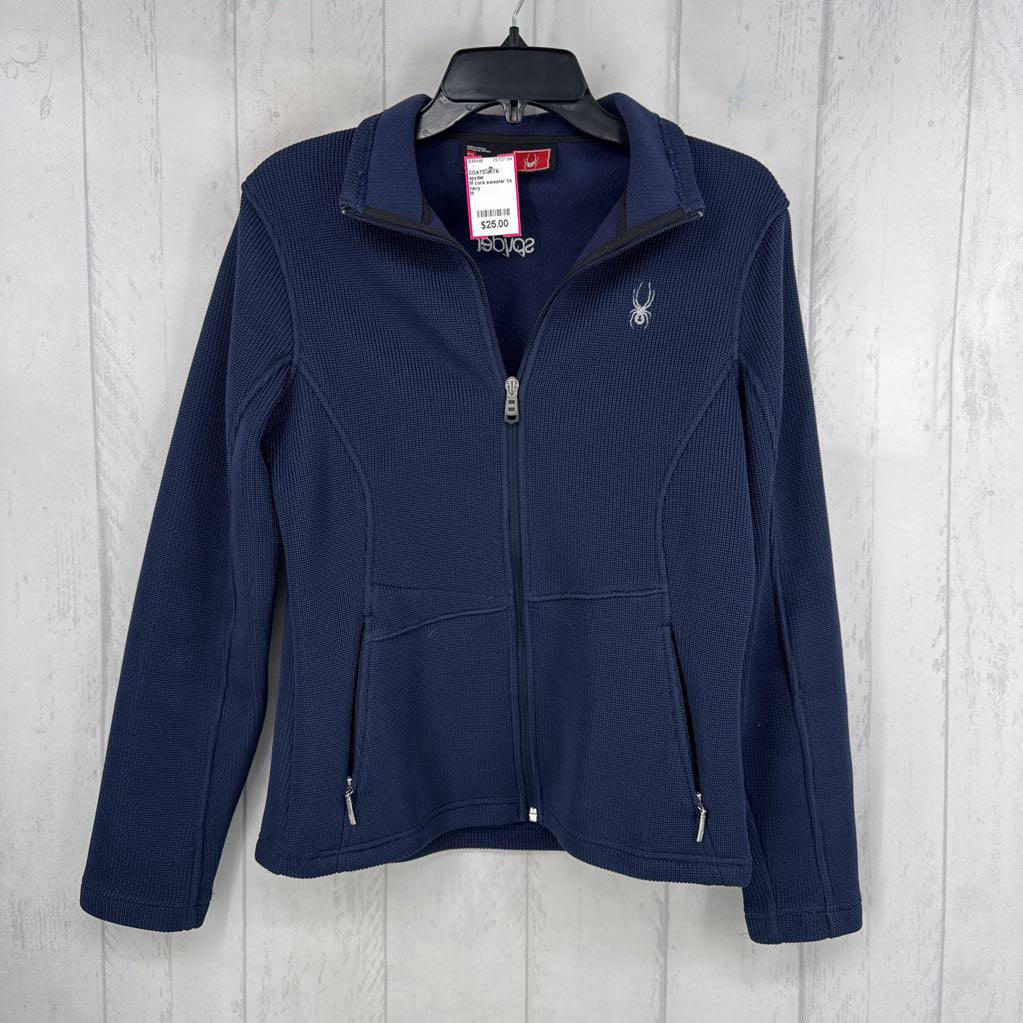 M core sweater l/s zip jacket