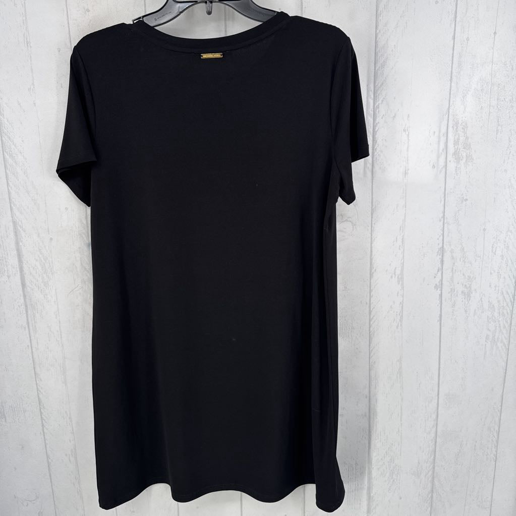 L grommet accent s/s tunic