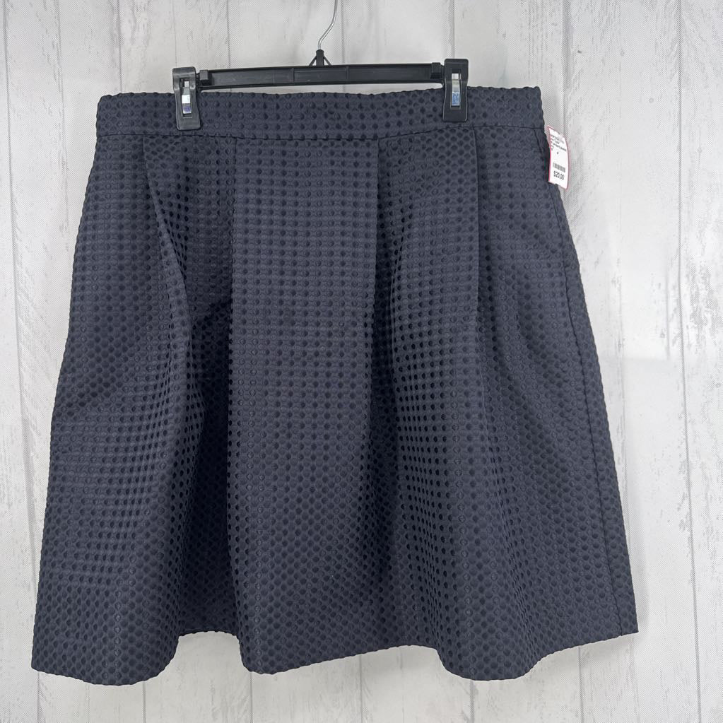 16 jacquard pleated skirt
