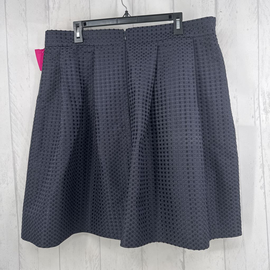 16 jacquard pleated skirt