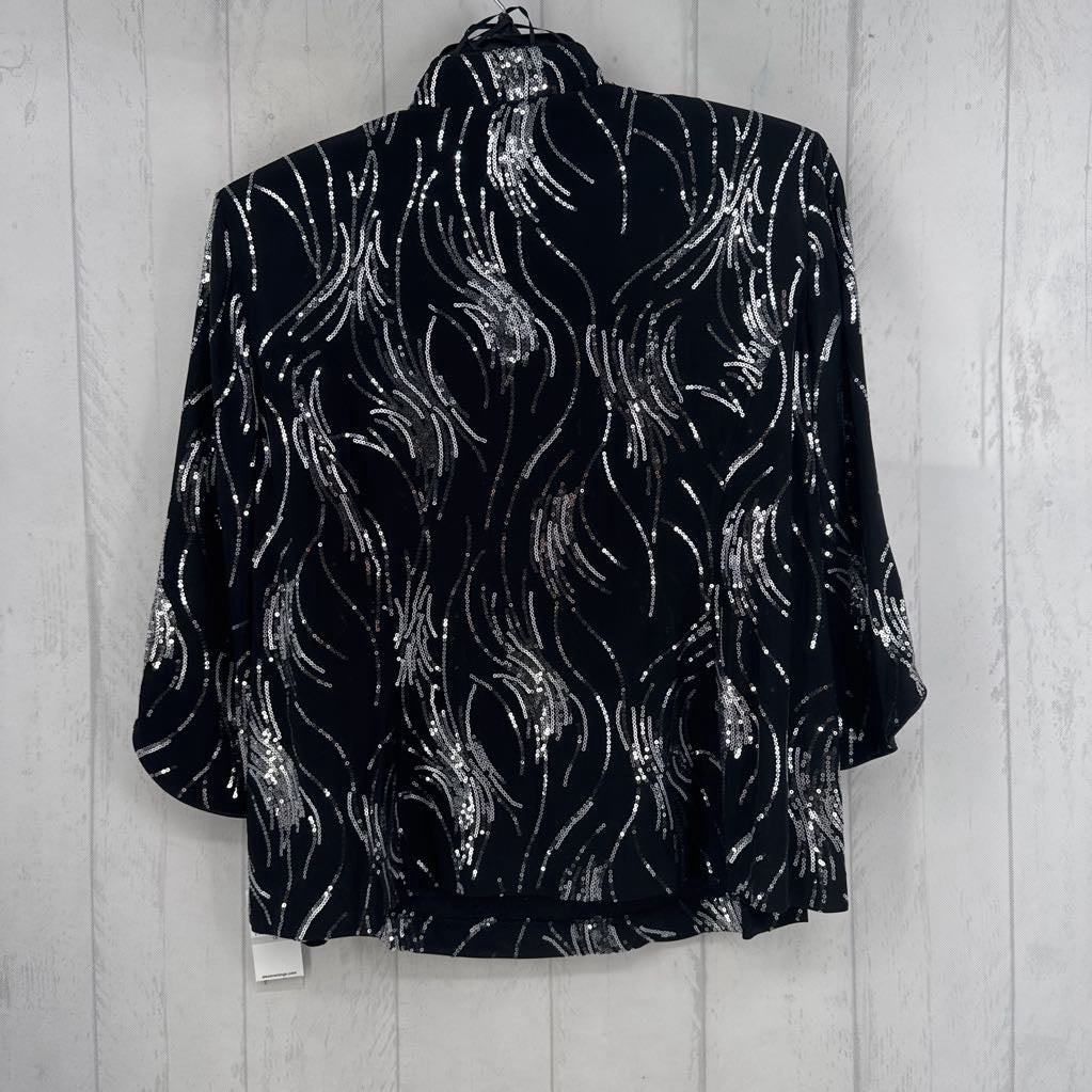 1X 2pc sequin embelished cardi & cami set
