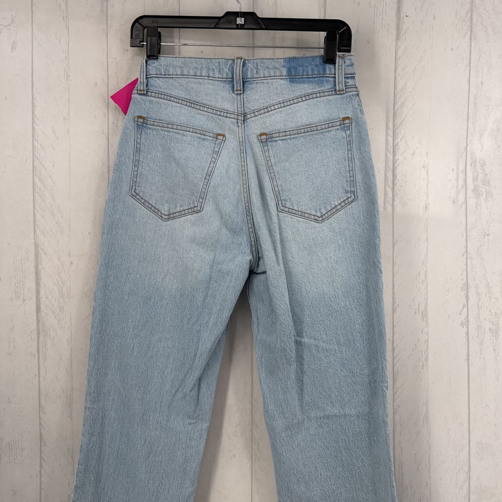 4 hi-rise straight leg jean